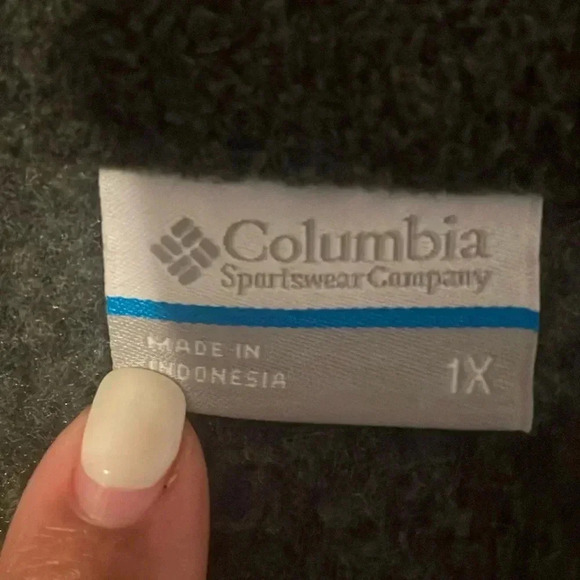 Columbia Full zip gray Sweater size 1X - Picture 13 of 16